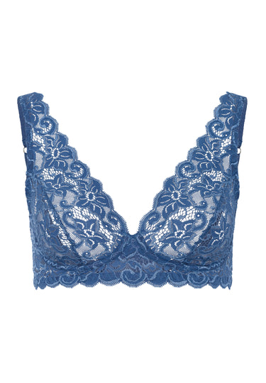 71465 Luxury Moments Lace Soft Cup Bra - 2604 True Navy
